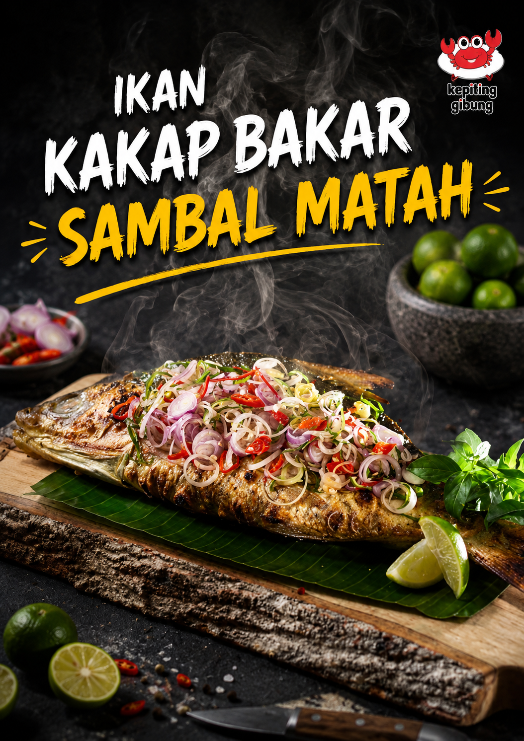 Ikan Kakap Bakar Sambal Matah